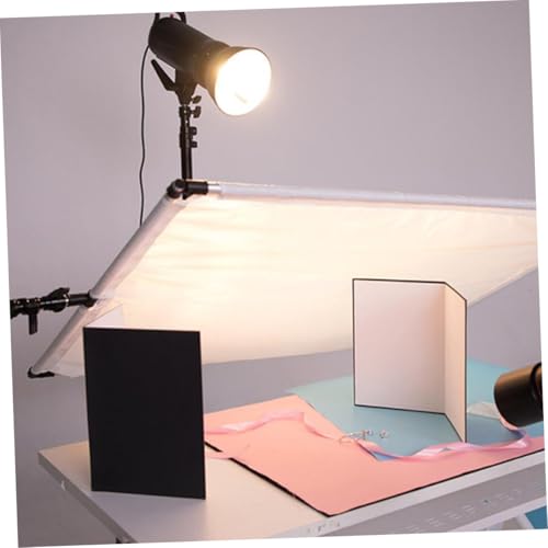 Lurrose 2pcs A4 Photography Light Reflector Board Foldable Photo Reflector for Studio and Outdoor Use, Portable Camera Lighting Diffuser Reflective Panel
