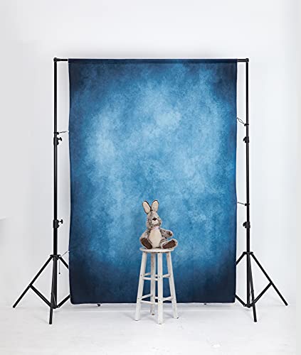 Kate 5x7ft Dark Blue Abstract Backdrops Blue Portrait Professional Backgrounds Retro Backdrop - color: Dark Blue