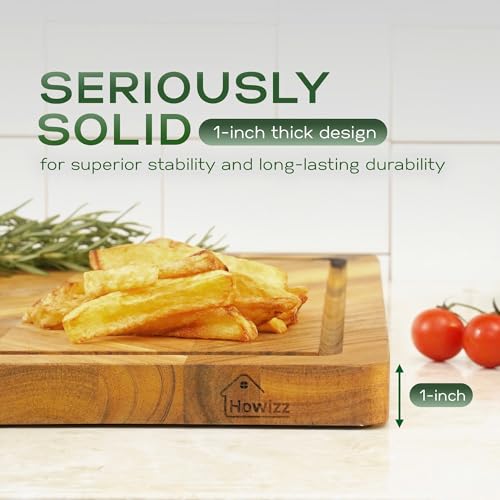 Howizz Acacia Wood Large Cutting Board, Herringbone Acacia Cutting Board - 20"x15"x1" - color: 5-Herringbone, size: 20"L x 15"W