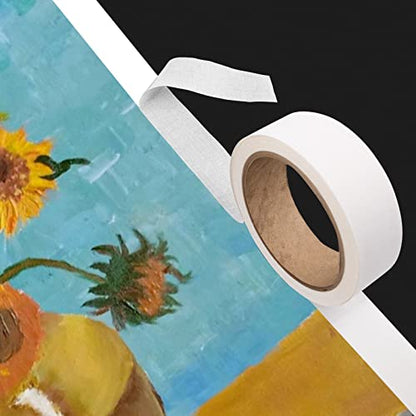 Lineco Self-Adhesive Linen Hinging Tape, 1.25 Inch x 35 Feet, Neutral pH Acrylic Adhesive, Acid-Free, Hinging Artwork, White - size: 35 Foot (Pack of 1)