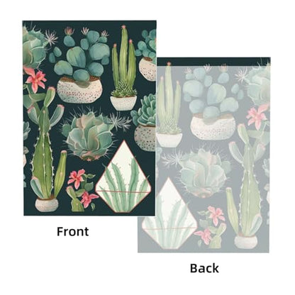 Succulent Plants and Cactus Backdrop Background for Photography 5x7ft Photobooth Professional Photo Backdrop Curtains Video Photography Studio Photo Backgrounds Banner Booth Background Screen Parties - color: Succulent Plants And Cactus