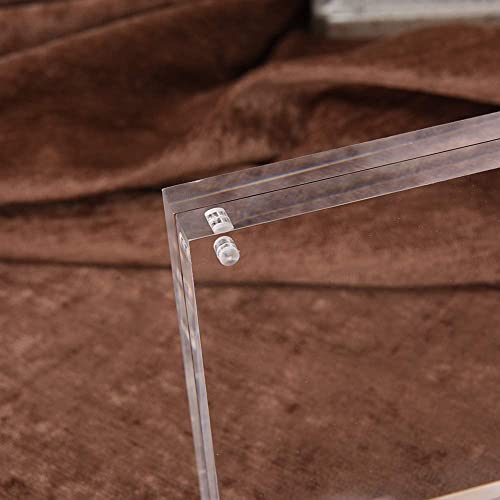 YestBuy 3x5 Acrylic Picture Frame,Clear Acrylic Photo Frames, Magnetic Picture Frames,Block Picture Frame For Desktop Display, Record Eternal Memory (3 Pack) - size: 3x5"