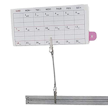 20 Pieces Double Head Alligator Clip Photo Holders Metal Wire Pictures Memo Note Clips Clamps