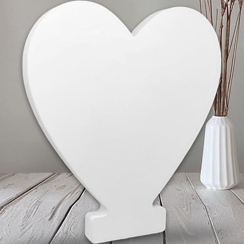 AOCEAN 12 Inch White Big Wood Letters Unfinished Wooden Letters for Wall Decor Decorative Standing Letters Slices Sign Board Decoration for Craft Home Party Projects (Love) - color: Love