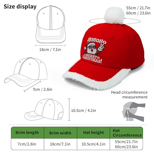 INVULNERABLE Funny Trucker Hat Embroidered Hat Baseball Cap Hats Men Funny Hats Women - color: Christmas
