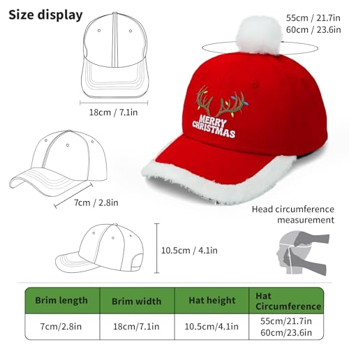 INVULNERABLE Funny Trucker Hat Embroidered Hat Baseball Cap Hats Men Funny Hats Women - color: Christmas#3
