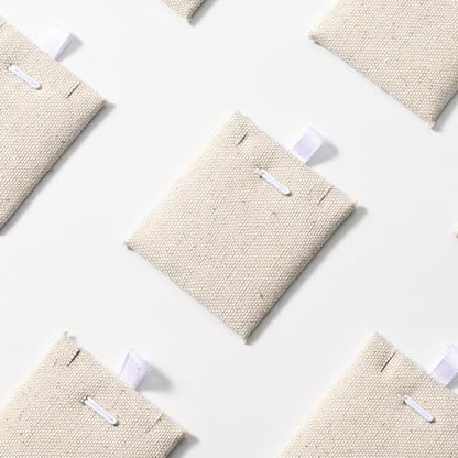 Oirlv 10 PCS Jewelry Display Cards Linen Earring Necklace Card for Selling - size: 10PCS Linen Jewelry Cards