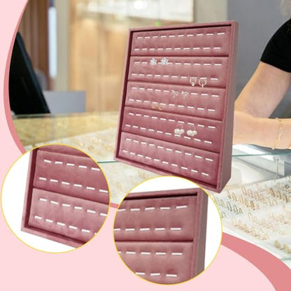 Colaxi Jewelry Storage Organizer Jewelry Holder Vertical Tray Display Stand for Showcase Vanity Table Dresser, Pendant Holder - color: Pendant Holder