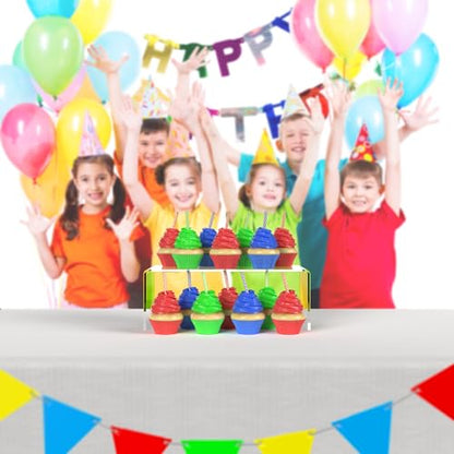 Marketing Holders 4 Pack Clear Acrylic Riser Display Stand 11 Wide x 4.5 Deep Merchandising Showcase One Piece Fixture Retail Stores and Boutiques Throne Small Figurines and Products Platform - size: 11"W x 4.5"D x 4"H