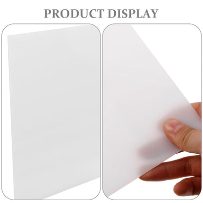 SEWACC Acrylic Lampshade Diffuser Panel for LED Ceiling Lights Semi Transparent Milky White Light Diffuser Plate Wear Resistant Lamp Accessory for Uniform Soft Illumination
