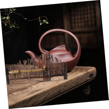 Garneck 2pcs Japanese Decoration Fence Sashimi Serving Plate and Sushi Tray for Elegant Food Presentation and Photography Miniature Rustic Decor for Table Settings and Appetizers