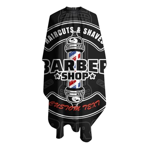 Custom Barber Cape, Personalized Haircut Salon Cape for Men - color: Barber Style 3