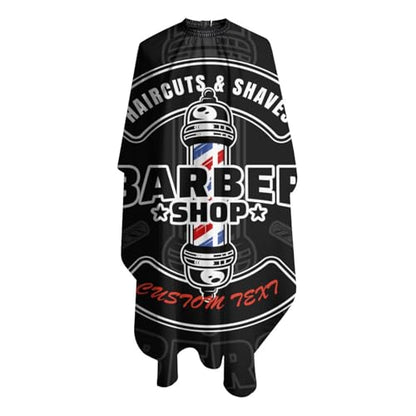 Custom Barber Cape, Personalized Haircut Salon Cape for Men - color: Barber Style 3