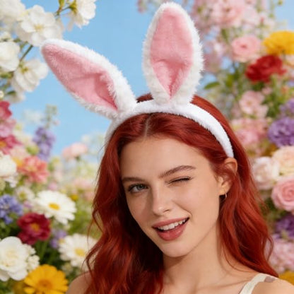 YOWOCAL Bunny Ear Headband Headwear - color: Pink