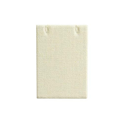 MOOCA 6 Pcs Set Linen Covered Earring Display Stand Jewelry Organizer Earring Display Holder Accessory Rack for Showcase, 2 1/4 W x 1 1/2 D x 3 1/2 H in, Linen - color: Linen