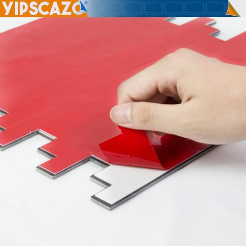 Yipscazo 2026 New Upgrade Peel and Stick Stone Metal Tile Backsplash, Stick on Tiles for Backsplash Kitchen, Bathroom, Fireplace (10 Sheets, Bright Carla White) - color: Bright Carla White