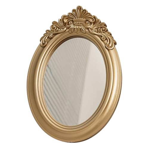 SHERCHPRY 1pc Vintage Mirror Tray Elegant Decorative Photo Prop for Photography and Home Retro Style Storage Tray for Keys