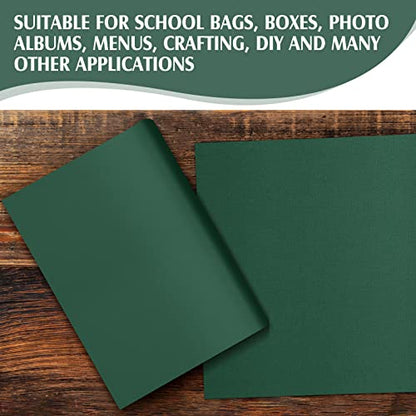 PerKoop Book Cloth for Book Binding 40 x 16 Inch Fabric Surface Paper Backed Bookcover Archival European Durable Strong Bookbinding Supplies Cover Books Album Scrapbooking (Dark Green) - color: Dark Green