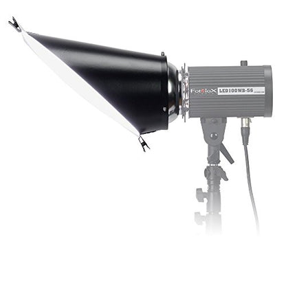 Fotodiox Background Reflector for Balcar, Paul C Buff (AlienBees, Einstein, etc.) Lights w/Diffusion Sheet