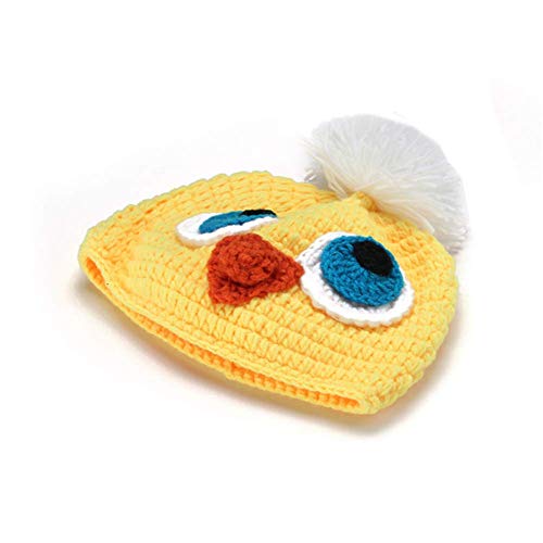 Newborn Photography Props 3 Sets Infant Handmade Costume Cap Shoes Cute Yellow Chick Knitted Crochet Outfits Clothes Hat Dress for Baby Shower