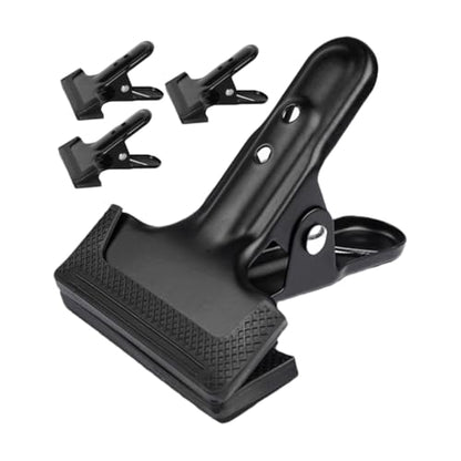 Hemobllo 4pcs Heavy Duty Photography Backdrop Clips Fixing Clamps for Secure Backgrounds Easy to Install Versatile for Crafts and Outdoor Use