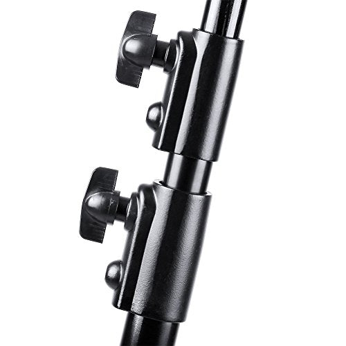 NEEWER Pro 9feet/260cm Spring Loaded Heavy Duty Photo Studio Light Stand with 1/4" Screw & 5/8 Stud for Video, Portrait and Photography Lighting - style: 260cm/1-Pack