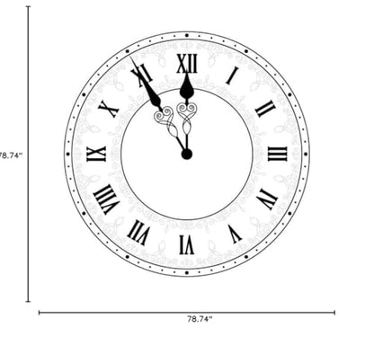 Yeele 6.5x6.5ft White Clock Round Backdrop Cover Countdown Happy New Year Photography Background for Family New Year Eve Party Decoration Supplies Kids Adults Portrait Photo Shoot Props Polyester
