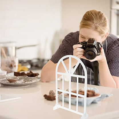 Simulation Window Light Shadow Photography Background Board Reusable Photo Tabletop Backdrops for Food Cosmetics Jewelry Ornaments Makeup Skin Care Small Product B Photobooth Props