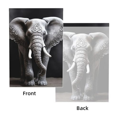 Gray Elephant Backdrop Background for Photography 5x7ft Photobooth Professional Photo Backdrop Curtains Video Photography Studio Photo Backgrounds Banner Booth Background Screen Parties - color: Gray Elephant