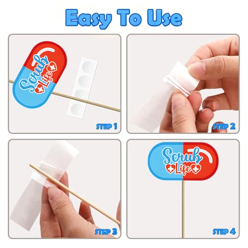 Nurse Graduation Party Decorations，Tumwisk 25PCS Nurse Graduation Photo Props, Nursing Appreciation Week Party Selfie Props - color: Nurse