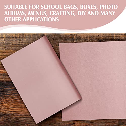 PerKoop Book Cloth for Book Binding 40 x 16 Inch Fabric Surface Paper Backed Bookcover Archival European Durable Strong Bookbinding Supplies Cover Books Album Scrapbooking (Pink) - color: Pink