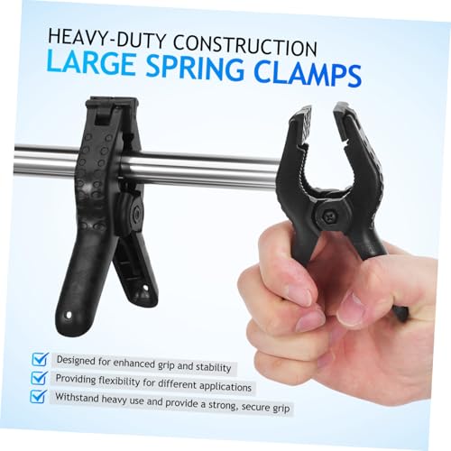 6pcs Heavy Duty Backdrop Clamps Spring Clips for Photography Background Support Muslin Fixing Suitable for Photo Studio and DIY Projects