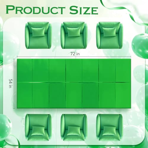 2pcs Green Foil Tablecloth 54*72 Inch Jungle Safari Wild One Birthday Party Table Cloths Plastic Disposable Waterproof Table Cover for Christmas Wedding Baby Shower Graduation Party Supplies - color: Green