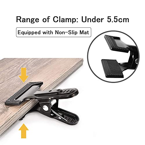 Backdrop Spring Clamps - 2 Pack of 4" Heavy Duty Clips for Photography Background Stands, Woodworking & Home Improvement Projects - style: 2 Packs
