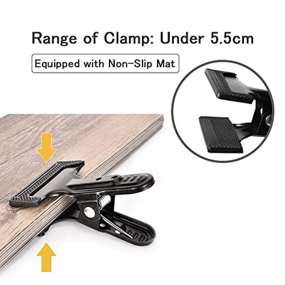 Backdrop Spring Clamps - 2 Pack of 4" Heavy Duty Clips for Photography Background Stands, Woodworking & Home Improvement Projects - style: 2 Packs