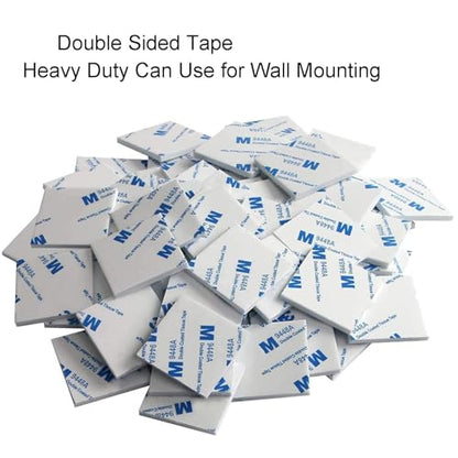100Pieces Double Sided Foam Tape Square Strong Pad,27 × 27mm Heavy Duty Mounting Tape,Idea for Photo Album Walls, Hooks, Small Mirrors, Office Decor. - size: Square-100PCS