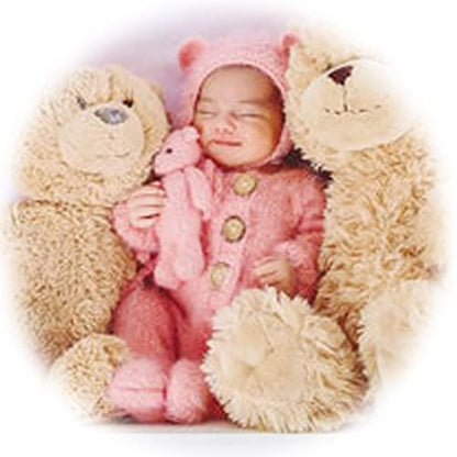 Zeroest Newborn Boy Photoshoot Outfits and Props Bear Bonnet with Footed Romper Infant Baby Photography Crochet Knitted Set - color: Pink