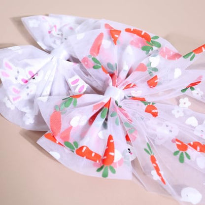 Easter Carrot Hair Clips Baby Girls Rabbit Carrot Hair Pin Easter Bunny Carrot Clips JHE54 (D3-Bow) - color: D3-Bow