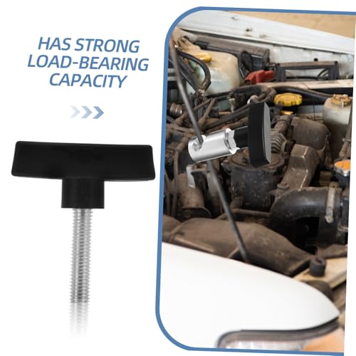 Luxshiny Car Hood Lift Support Clamp Adjustable Aluminum Strut Retainer Tool for Liftgate and Hood Non-Slip Prop Rod Holder for Easy Engine Access