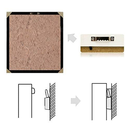 100 Pack Small Sawtooth Picture Hangers Steel Picture Hangers Picture Frames Hangers with Screws Picture Hang Solutions, for Hanging Clock Paintings Artwork Picture Frame Hook Photos (Silver) - color: Small Silver - 100 Pack