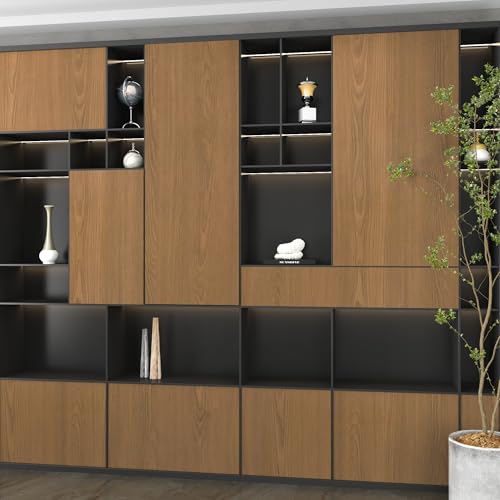 16"x354" Brown Peel and Stick Wallpaper Waterproof Walnut Contact Paper Removable Thickened Wood Look Peel and Stick Wallpaper Textured Self Adhesive Wood Stickers for Cabintes Table Drawer - color: Brown, size: 15.7" x 354"