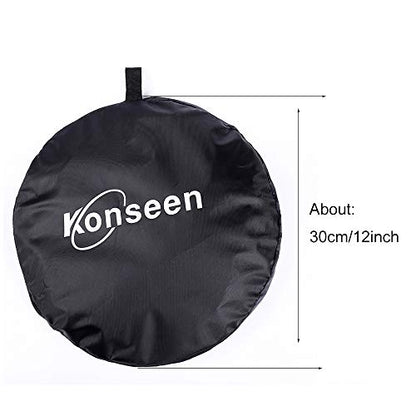 Collapsible Photography Reflector 24x35inch (60x90cm) 5-in-1 Multi Light Diffuser Panel Studio Photo Portable Light Reflectors for Product Photography Accessories Props with Carrying Bag