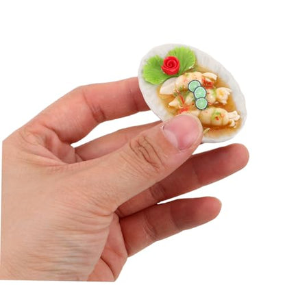 Yardwe Ceramic Miniature Model for Dollhouse Decor Detail Kitchen Accessory for DIY Miniature Kits and Photography Props for Mini Dollhouse Food Collections
