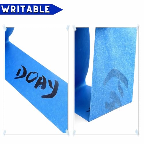 Blue Painters Tape 1/2 Inches x 30 Yards - Multi Surface Use - 120 Yards Total - 4 Rolls - size: 0.50"