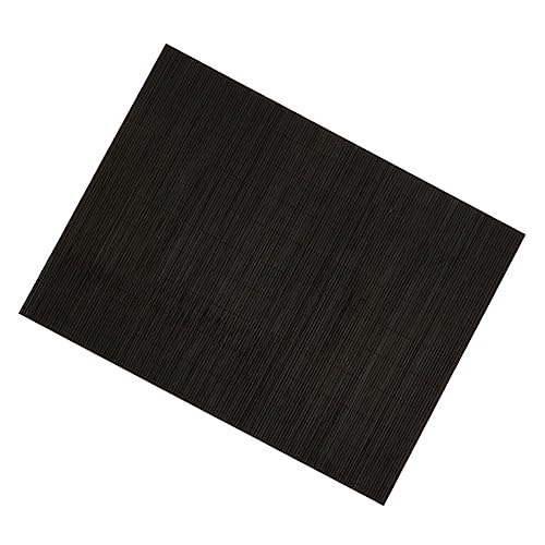 Natural Bamboo Photography Backdrop Mat for Tea Ceremony Props Vintage Bamboo Decoration for Home Office and Outdoor Events Fade-Resistant Design for Storing Tea and Accessories - color: Black
