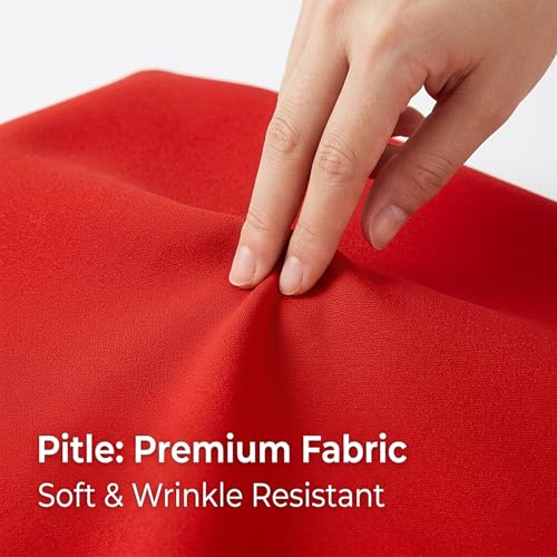 Double Sided 7.2FT Red Arch Backdrop Cover Spandex Fitted Stretchy Arch Covers for Wedding Birthday Party Bridal Baby Shower Ceremony - color: Red, size: 7.2FT
