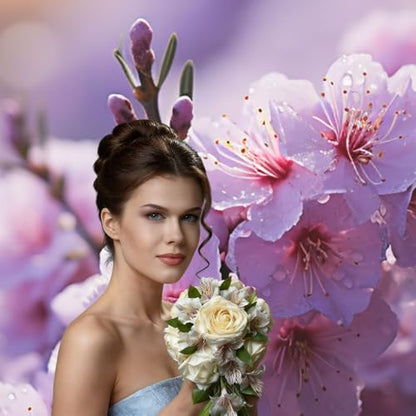 Cherry Blossom Backdrop Background for Photography 5x7ft Photobooth Professional Photo Backdrop Curtains Video Photography Studio Photo Backgrounds Banner Booth Background Screen Parties - color: Cherry Blossom