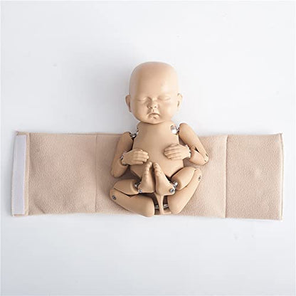 Newborn Baby Photography Props Boys Girls Beanbag Contoured Posing Assistance Wrap Potato Photo Prop Beige
