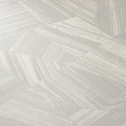 Mohawk Elite Broken Grey Marble 8'6" W x 6' L Cut Sheet Vinyl Roll - color: Broken Grey Marble, size: 8'6" W x 6' L