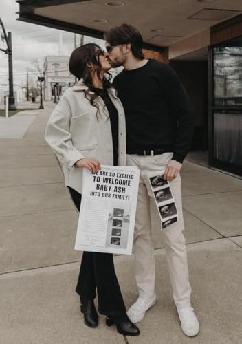 Custom Announcement Newspaper - For Pregnancy Birthday Prop